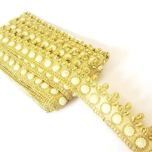 Saree Border, beaded Trim lace, Indian ribbon Trim, dress decor, Home decor, Trim ribbon lace, hat making tape, Indian Handicraft,