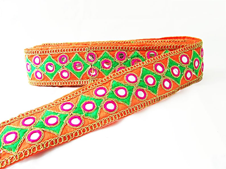 1 M dernières Indian Bollywood Pierre Zari Work Lace Border Ribbon Trim