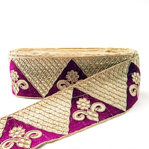 Sari Borte, Saree Bordüre, Borte, Gota Patti, indische Borte, Borte, Borte, Stoffspitze, Saree Bluse, lehanga choli