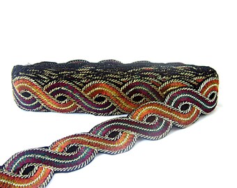 saree border, sari borders, saree blouse, ribbon trim, cut work trim, Trim from India Indian Handicraft, Embroidered lace, Multi color trim,