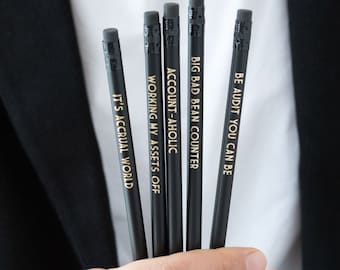 Buchhalter Geschenk, Buchhalter Geburtstag, Buchhalter Geschenk, Geschenk für Buchhalter, Tabelle Liebhaber, CPA Geschenk, Abschlussprüfer Geschenk, Buchhaltungsbleistifte