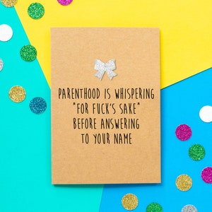 Funny New Baby Card / La paternidad es...