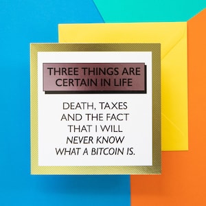 Carte d’anniversaire drôle, carte d’anniversaire Bitcoin, Bitcoin, carte d’anniversaire de fille, carte d’anniversaire so, carte d’anniversaire effrontée, carte d’anniversaire humoristique