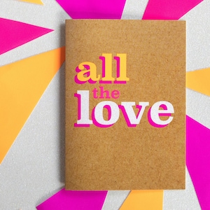 Funny Thank You Card | All The Love