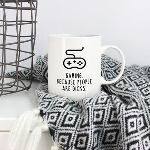 Gamer Mug, Funny Gaming Mug, Gamer Gift, Gift for Gamer, Gaming Gift, Video Game Gift, Funny Gamer Mug, Game Room Decor image 2