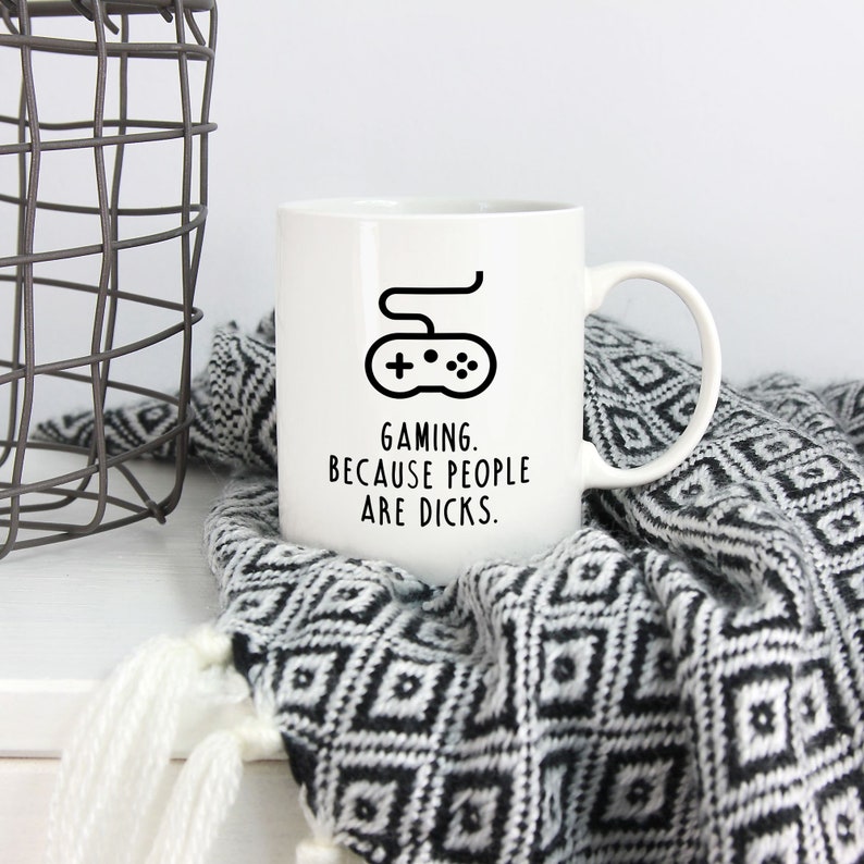 Gamer Mug, Funny Gaming Mug, Gamer Gift, Gift for Gamer, Gaming Gift, Video Game Gift, Funny Gamer Mug, Game Room Decor image 2