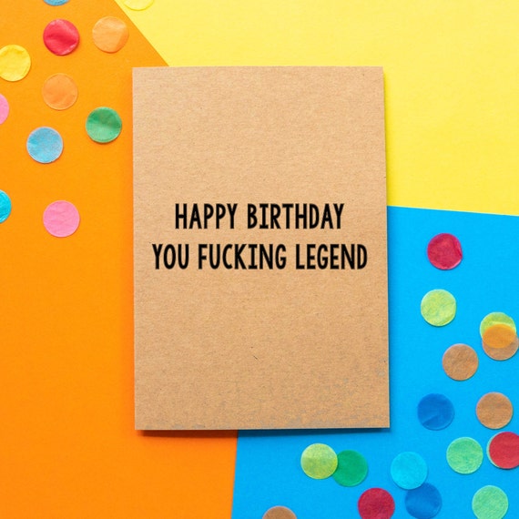 Bettie Confetti Rude Card - F*ck It Bettie Confetti Rude Card - F*ck It