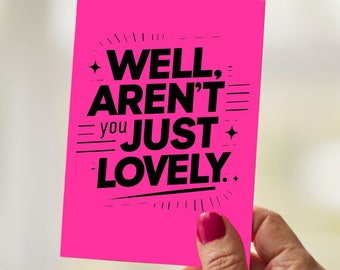 Nice Neon Card || Just Lovely