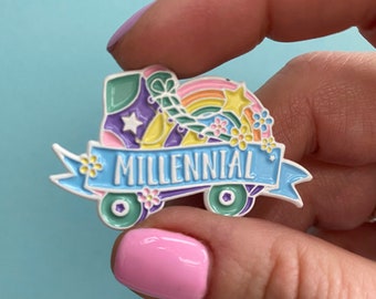 Millenial Emaille Pin