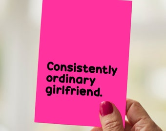 Nasty Neon Card || Ordinary Girlfriend