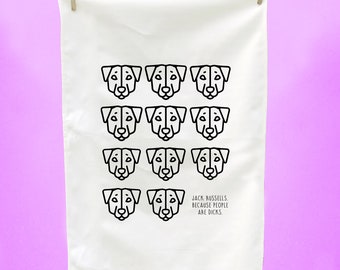 Jack Russel Tea Towel