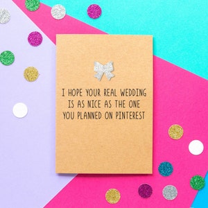 Cartão de casamento engraçado, cartão de noivado engraçado, cartão de noivado, cartão de casamento engraçado, casamento no Pinterest, planejamento de casamento engraçado, futura noiva