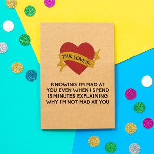 Funny Valentines Card, Funny Boyfriend Card, Funny Husband Card, Husband Birthday Card, Funny Anniversary Card, Funny Valentine