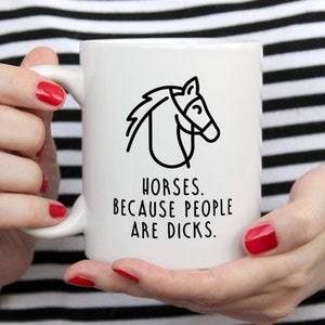 Horse Mug, Horse Gift, Equestrian Gift, Horse Owner Gift, Funny Horse Coffee Mug, Cute Horse Mug