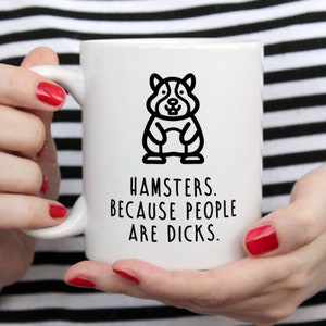 Hamster Mug, Hamster Gift, Hamster Owner Gift, Funny Hamster Coffee Mug, Cute Hamster Mug