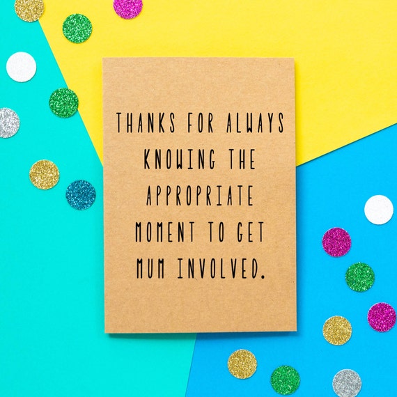 Bettie Confetti Funny Mother's or Father's Day Card - Middle Name Bettie Confetti Funny Mother's or Father's Day Card - Middle Name