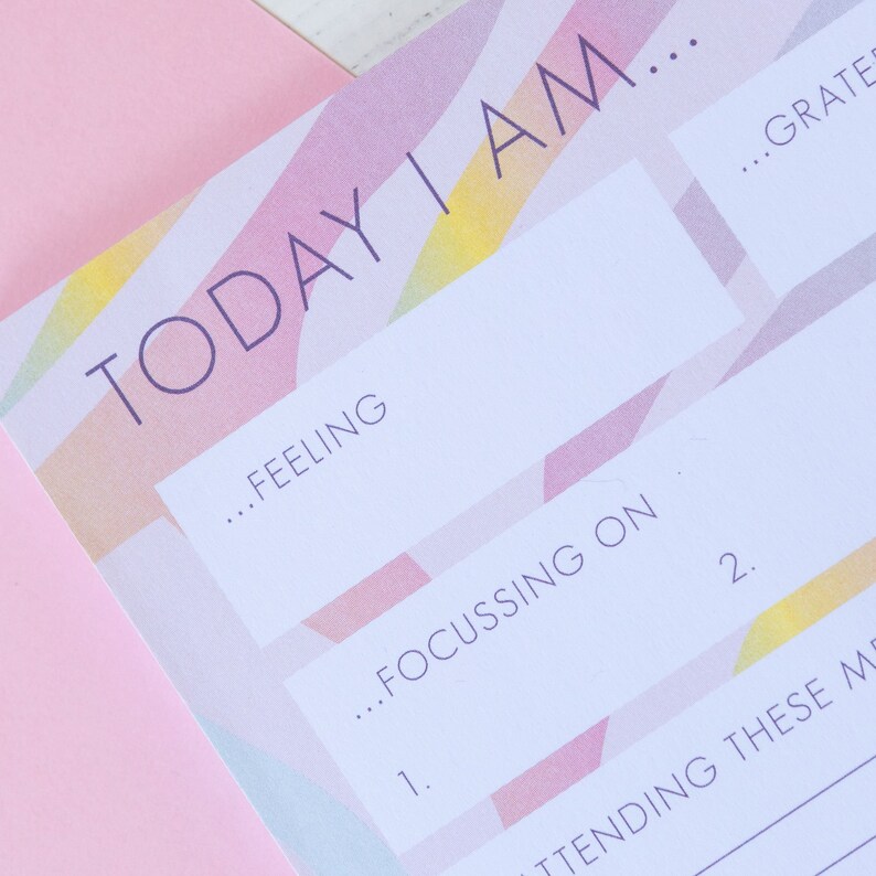 Today I am Daily Planner | A5 To Do List | Wellness planner | Notepad image 3