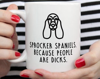 Sprocker Spaniel Mug, Sprocker Spaniel Gift, Sprocker Spaniel Owner Gift, Cocker Spaniel Mug, Springer Spaniel Mug, Dog Coffee Mug