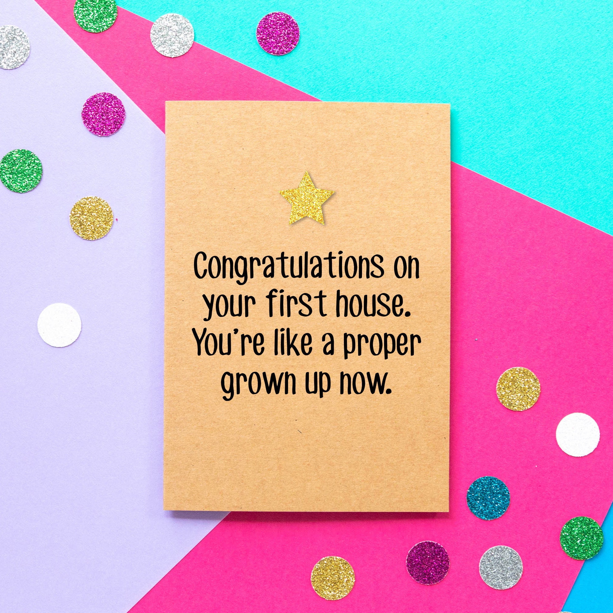 Funny New Home Card Funny First Home Card Funny Moving Card: - Etsy Hong  Kong