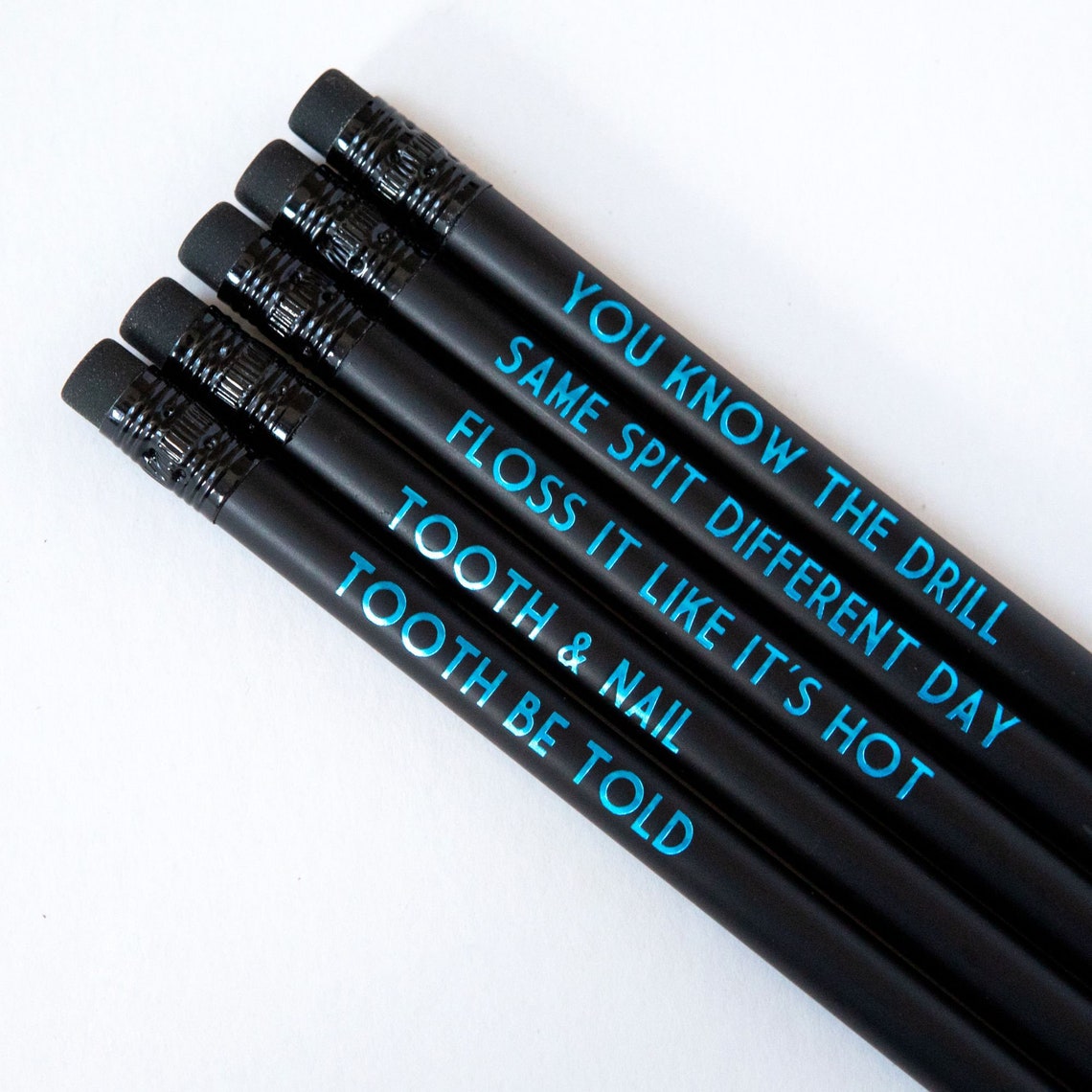 Dentist Pencil Set Same Spit Different Day Etsy UK