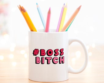 Girl boss mug, Boss bitch mug, Girl Boss Gift, Cute Coffee Mug, Girl Boss Coffee Mug, Gift for Her, Boss Gift, Present for boss, Cute mugs
