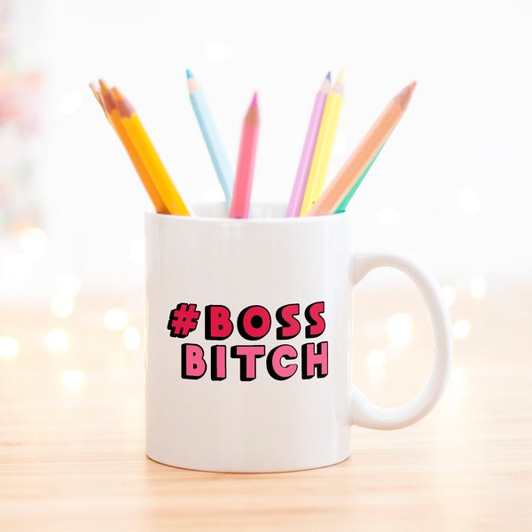 Girl boss mug, Boss bitch mug, Girl Boss Gift, Cute Coffee Mug, Girl Boss Coffee Mug, Gift for Her, Boss Gift, Present for boss, Cute mugs