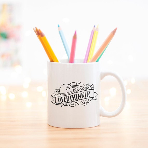 Overthinker mug, Anxiety Mug, Overthinker Gift, Coffee Mug, Funny Mug, Overthinking Mug, Gift for Overthinker