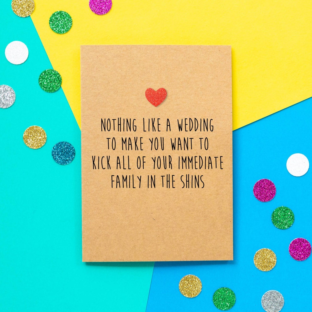 Funny Engagement Card Nothing Like A Wedding to Make You - Etsy