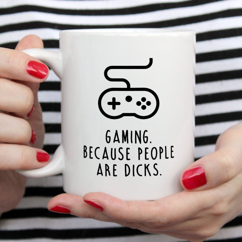 Gamer Mug, Funny Gaming Mug, Gamer Gift, Gift for Gamer, Gaming Gift, Video Game Gift, Funny Gamer Mug, Game Room Decor image 1