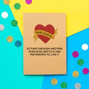 Ryan Gosling Card, Funny Valentines Day Card, Funny Husband Card, Ryan Gosling Birthday Card, Hey Girl, Husband Valentines Card, Funny Card