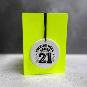 Lustige 21. Geburtstagskarte, 21. Geburtstagsgeschenk, 21. Geburtstagskarte für Sie, 21. Geburtstagskarte für Ihn