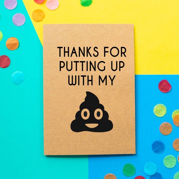 Emoji Thank You Card - Etsy