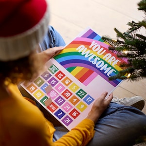 Regenbogen Affirmation Adventskalender