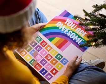 Rainbow Affirmation Advent Calendar