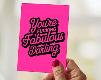 Nice Neon Card || Fucking Fabulous