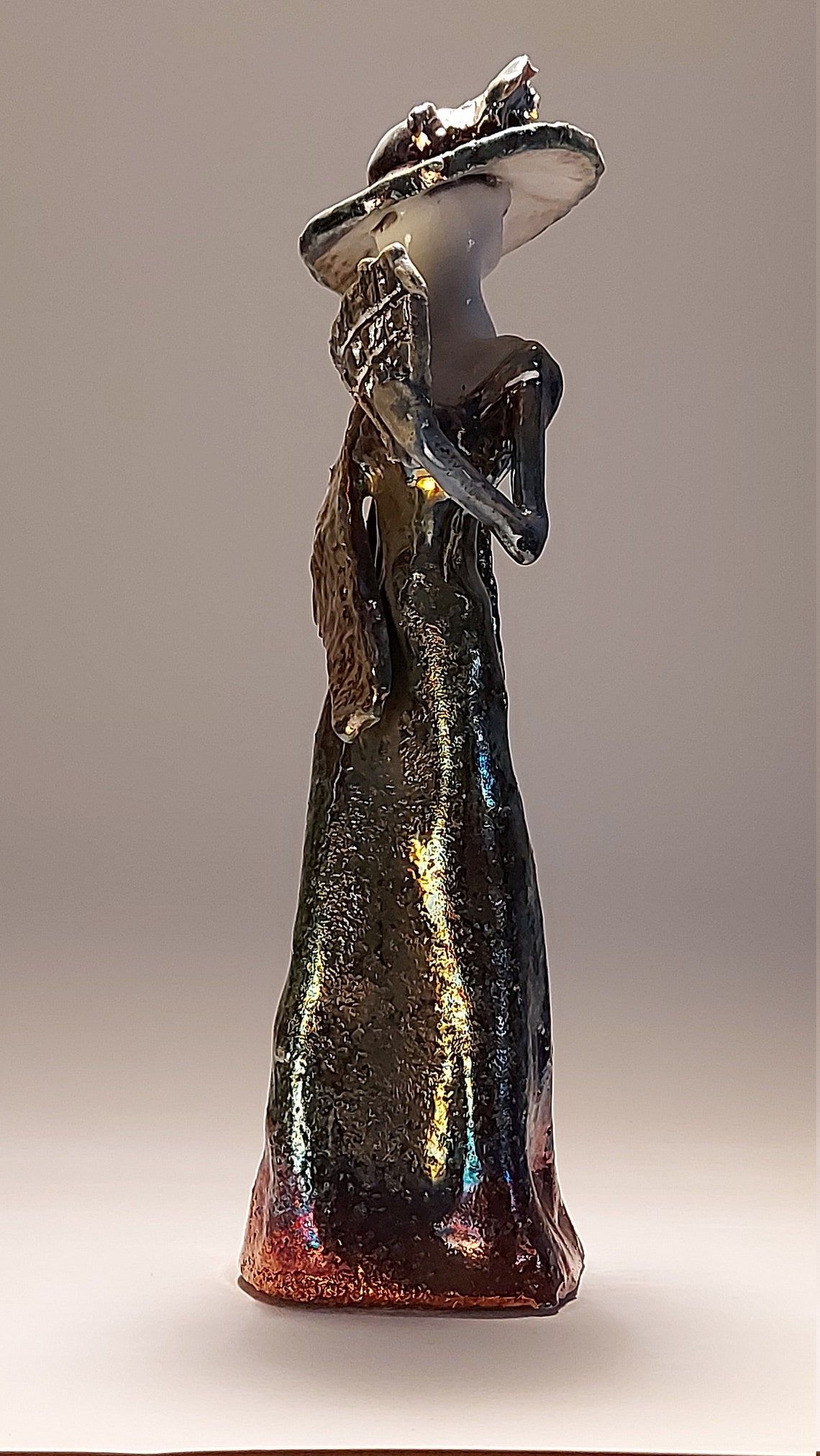 Sculpture en céramique Statue de femme Dame élégante Etsy