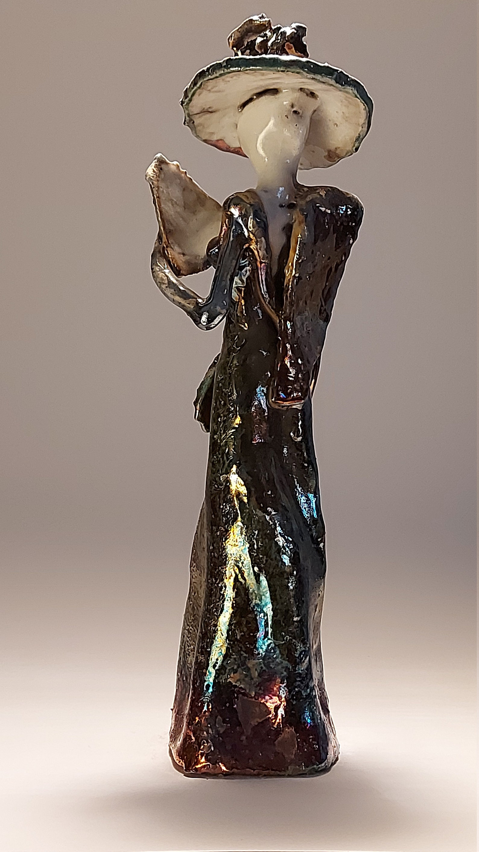 Sculpture en céramique Statue de femme Dame élégante Etsy