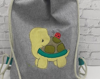 Einzelstück, Turnbeutel – Rucksack - Sportbeutel – Kinder – Tasche – Kindergartentasche – Kinderbeutel - Wäschetasche