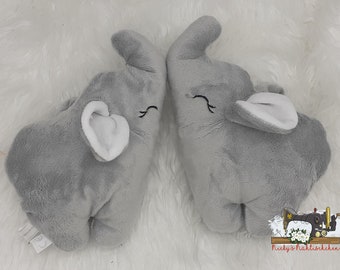 Kuscheltier Elefant, mit oder ohne Rassel, Schmusetier,