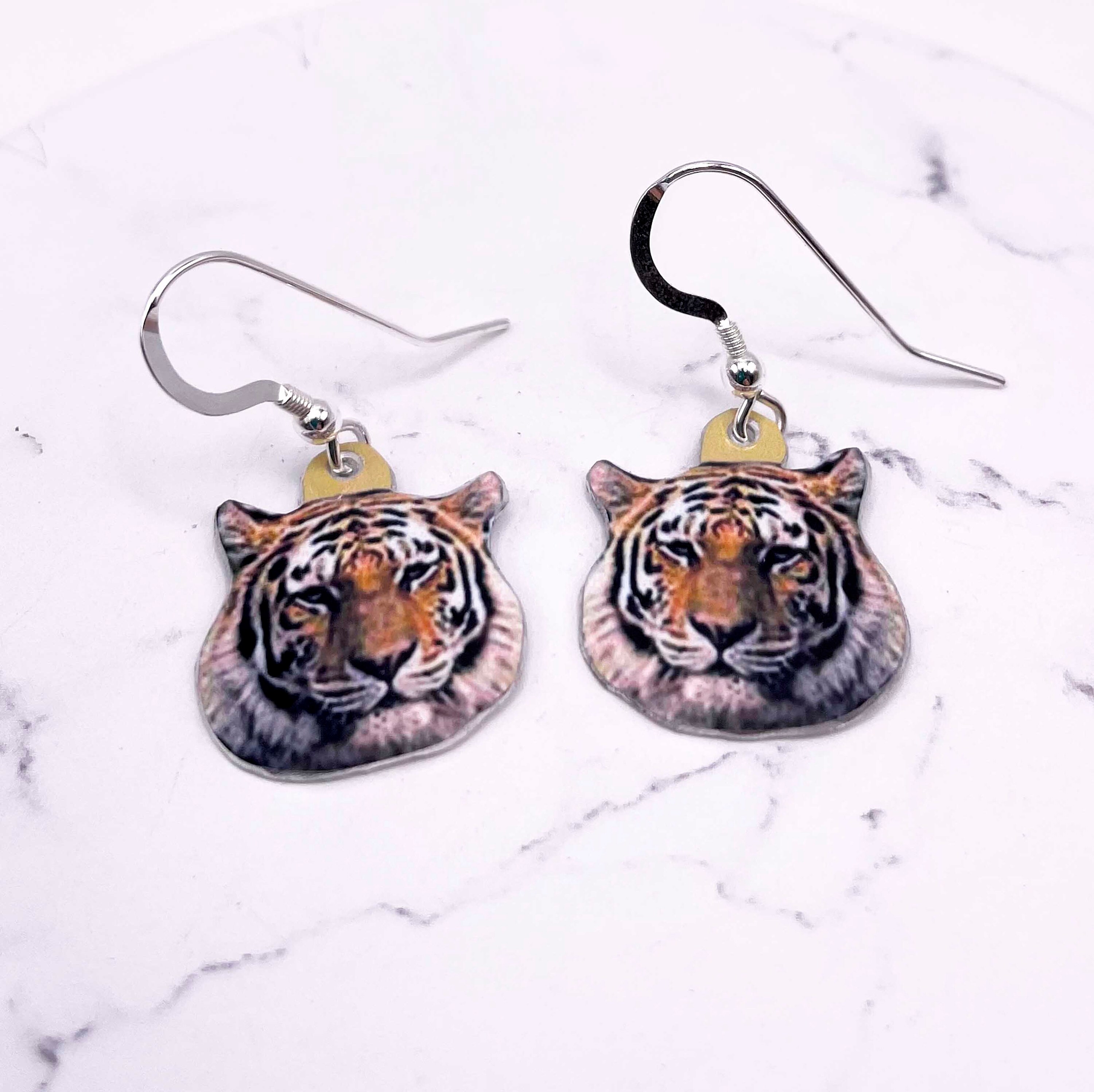 Tiger earrings sale