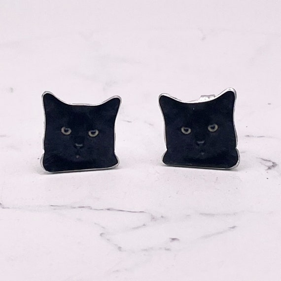 Etsy clearance cat earrings