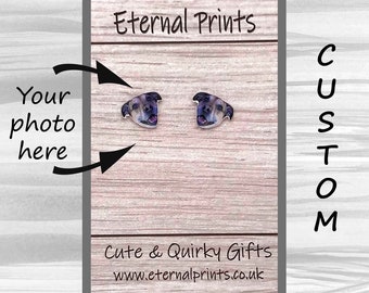 Custom Dog Stud Earrings - Dog Studs - Custom Dog Pet Earrings - Personalised Pet Stud Earrings - Pet Earrings - Pet Studs
