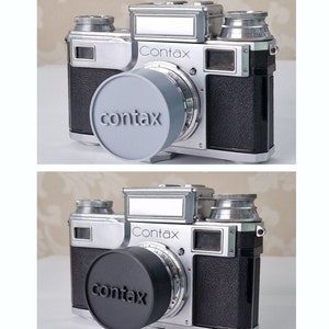 A Custom Front Lens Cap for the 50mm Sonnar Contax lens that (pre/wartime)  works! One grey or black.