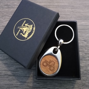 Porte-clés tracteur personnalisé, porte-clés personnalisé