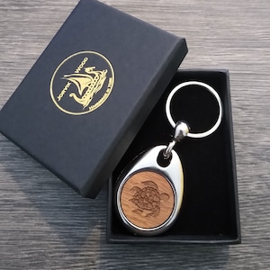 Porte-clés tortue personnalisé, porte-clés personnalisé