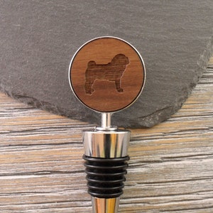 Pug Design Wine Bottle Stopper