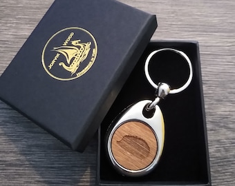 Personalised Hedgehog Keyring, Custom Keychain