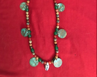 Willendorf Goddess Wiccan Wicca Earth Goddess Necklace