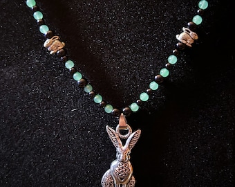 Bunny/Rabbit  Spirit Animal Celtic Wicca Witch Pagan Neckace