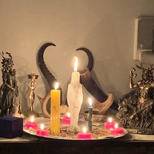 Custom Candle Spell Work - Wicca Wiccan Pagan Magic- Spell Work Candle Magic